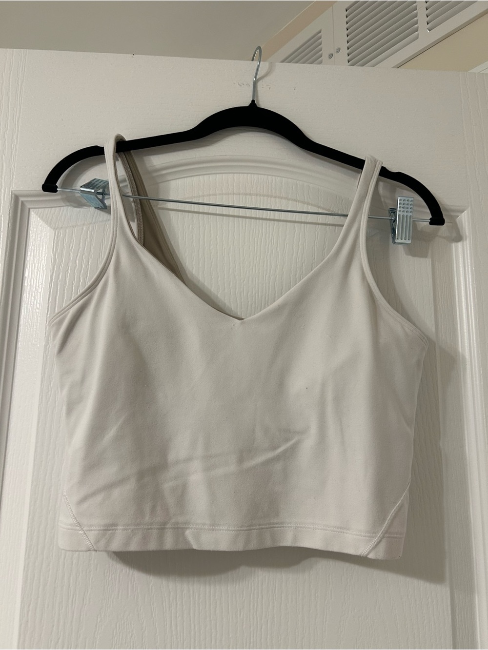Lululemon Align White Women’s V-Neck Cropped Tank Top